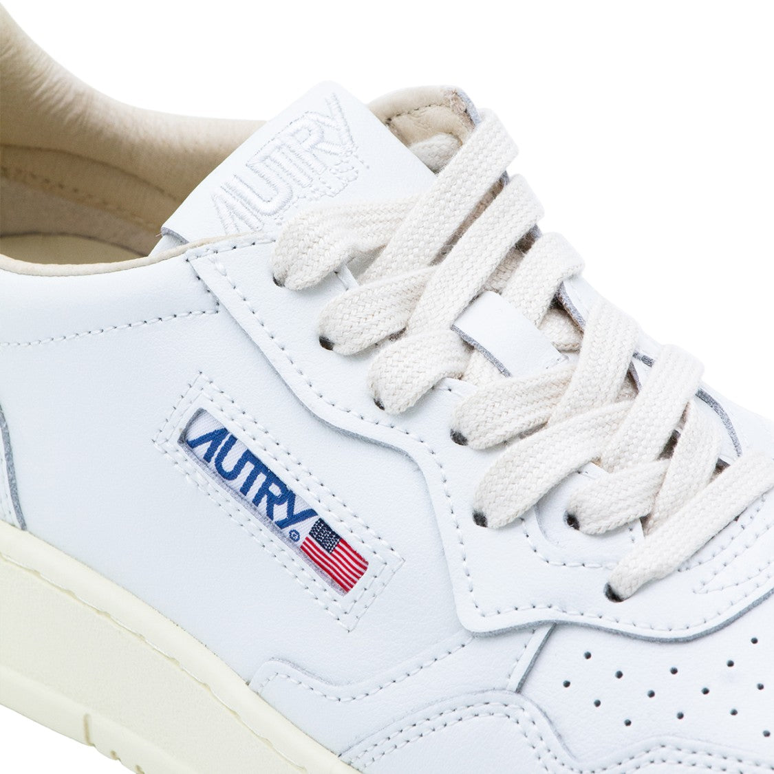 Autry White Leather Sneakers