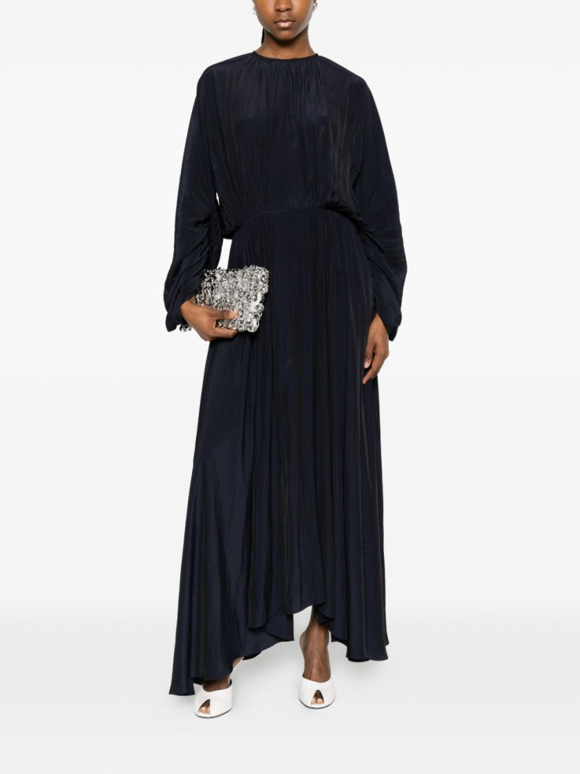 Lanvin Asymmetrical Hemline Maxi Dress