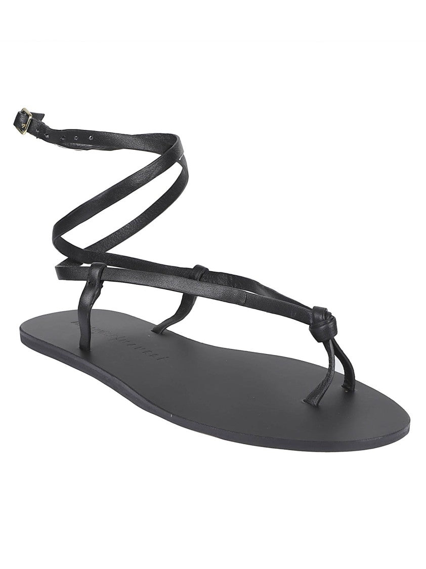 Manebi Knot Leather Sandals