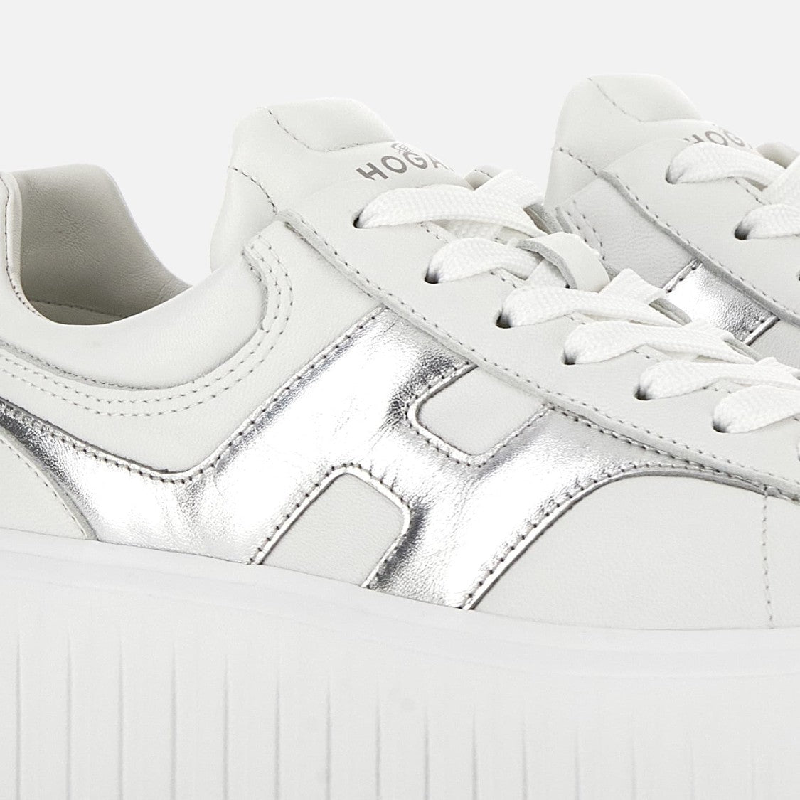 Hogan Platform Sneakers With Metallic Accents
