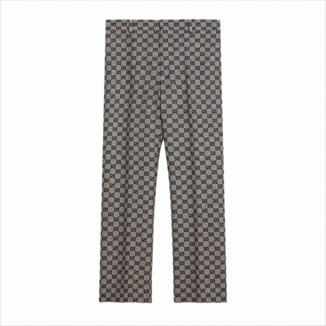 Gucci Geometric Pattern Straight-Leg Pants