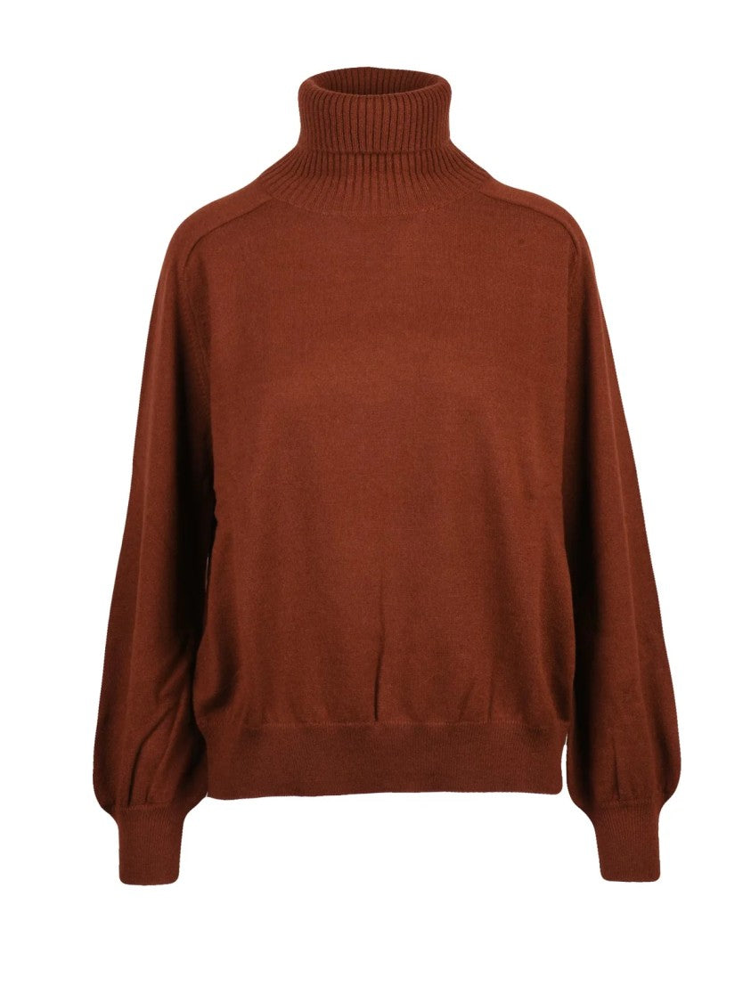 Ballantyne Cashmere Turtleneck Sweater With High Ribbed Collar