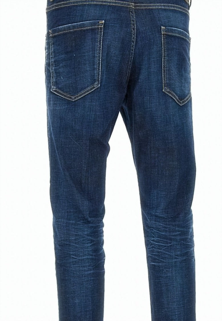 Dsquared2 Slim-Fit Blue Denim Pants With Classic Five-Pocket Design