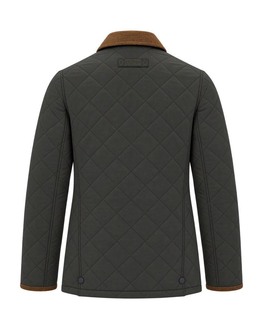 Barbour Sage Diamond-Quilted Jacket