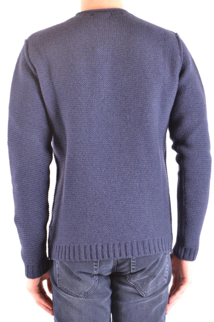 Woolrich Textured Knit Sweater In Elegant Sky Blue
