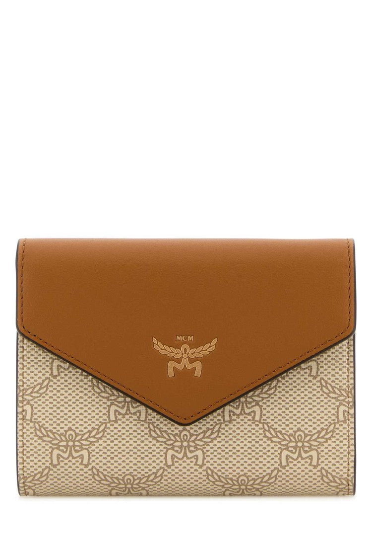 Mcm Printed Canvas Wallet