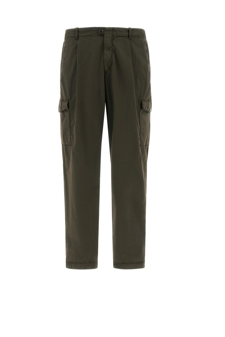 Herno Cotton Poplin Cargo Trousers
