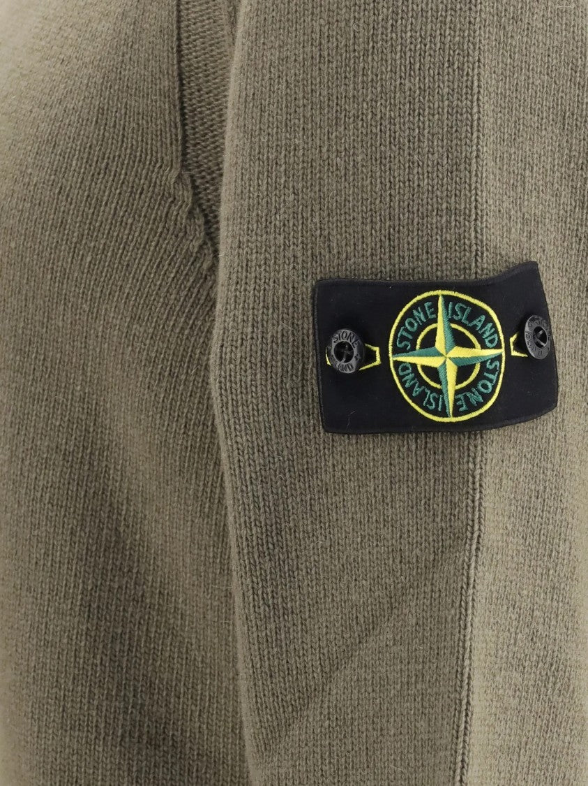 Stone Island Lambwool Stand Collar Sweater