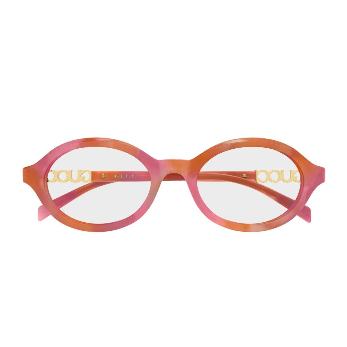 Gucci Gg2153o Havana Pink Acetate Oval Eyeglasses