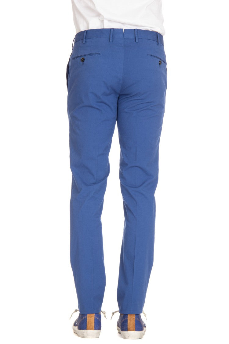 Pt Torino Super Slim Cotton Gabardine Trousers
