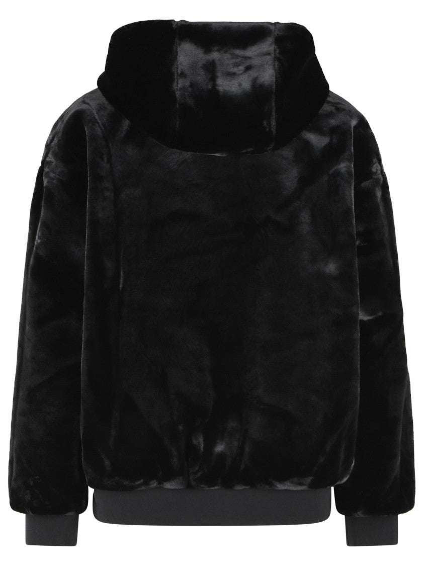 Moose Knuckles 'Bunny' Black Polyester Reversible Jacket