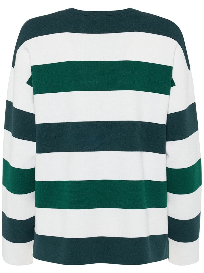Max Mara Wide Horizontal Striped Sweater
