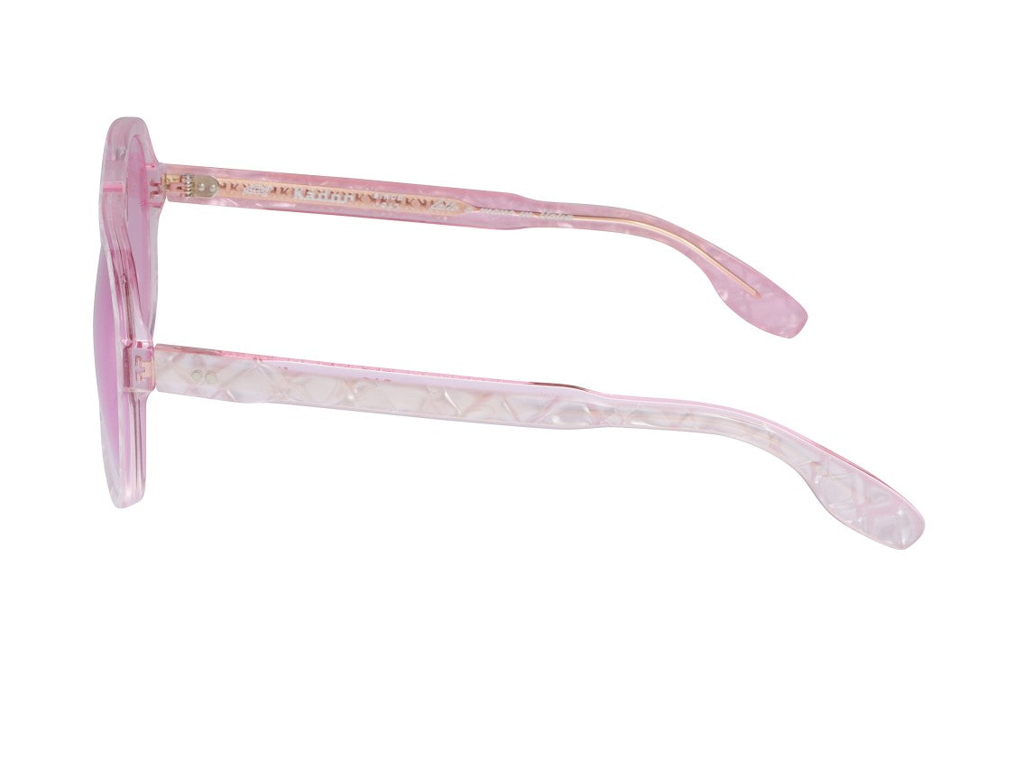 Kador Big Pilot Translucent Marbled Oversized Aviator Sunglasses