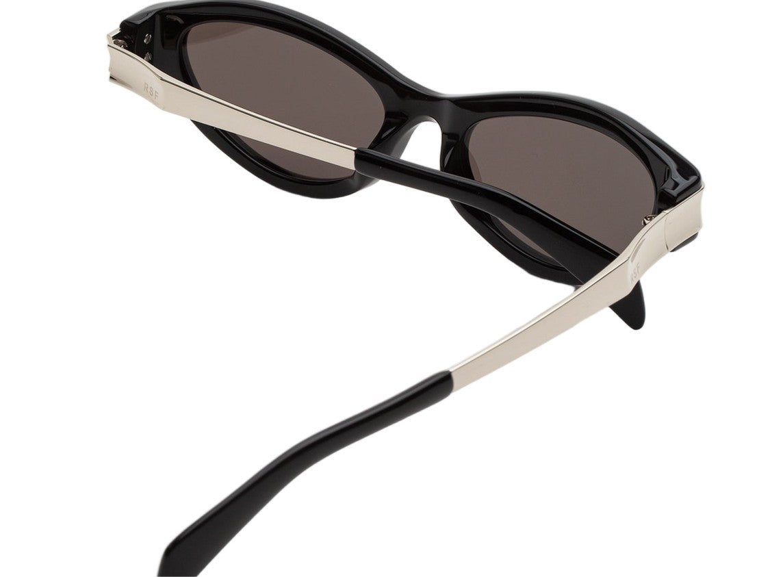 Retrosuperfuture Glossy Black Solazu Bold Cat-Eye Sunglasses