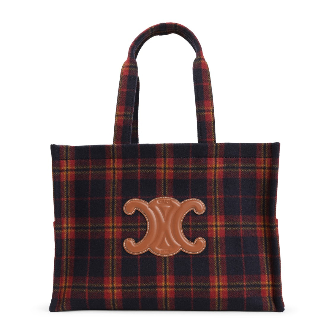 Celine Multicolor Wool Large Cabas Handbag