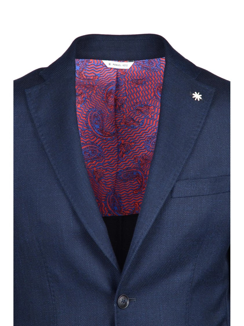 Manuel Ritz Tailored Virgin Wool Jacket