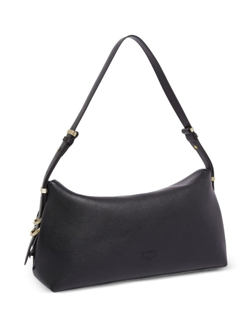 Pinko Medium Black Handbag With Curved Silhouette