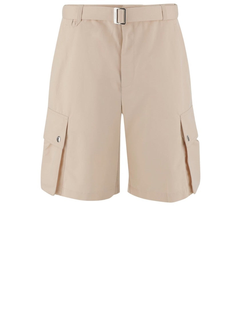 Jacquemus Cotton And Linen Cargo Short Pants