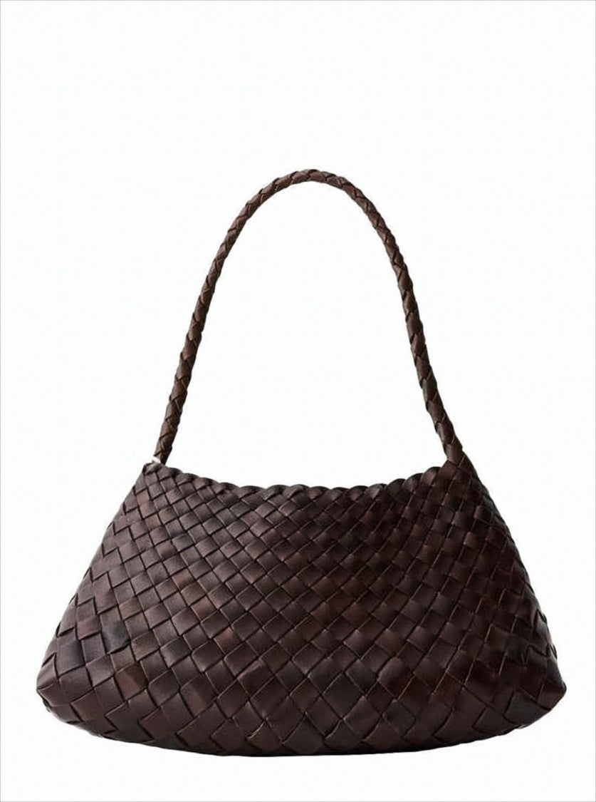 Dragon Diffusion Woven Buffalo Leather Rosanna Handbag