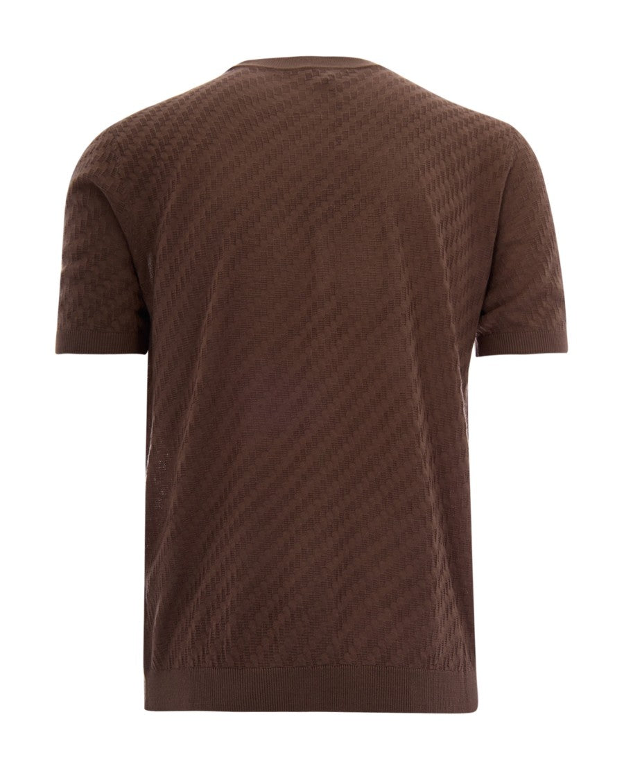 Emporio Armani Textured Knit Slim-Fit T-Shirt By Emporio Armani