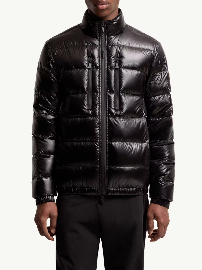 Moncler Grenoble Black Orres Padded Bomber Jacket