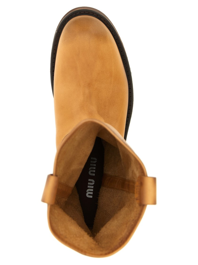 Miu Miu Foule Ankle Boots
