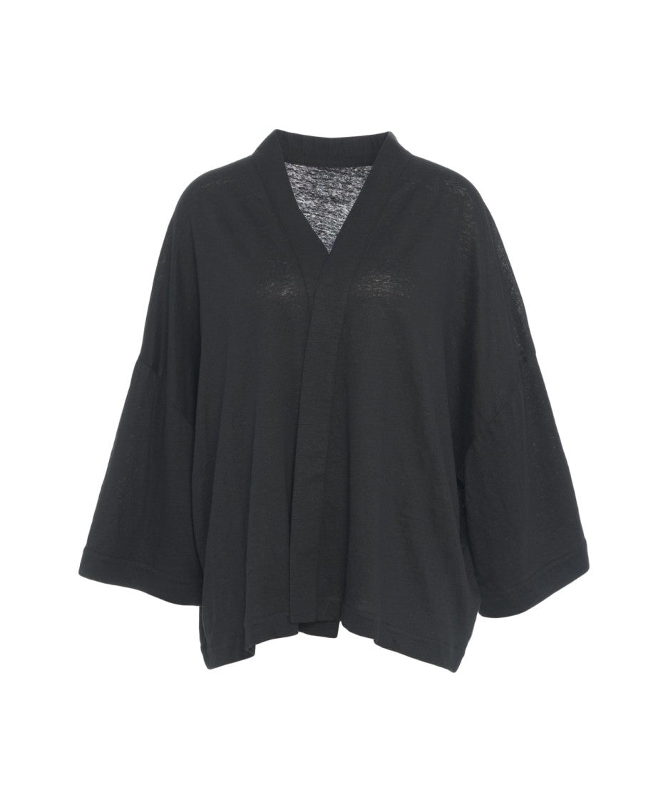 Majestic Filatures Short Linen Kimono