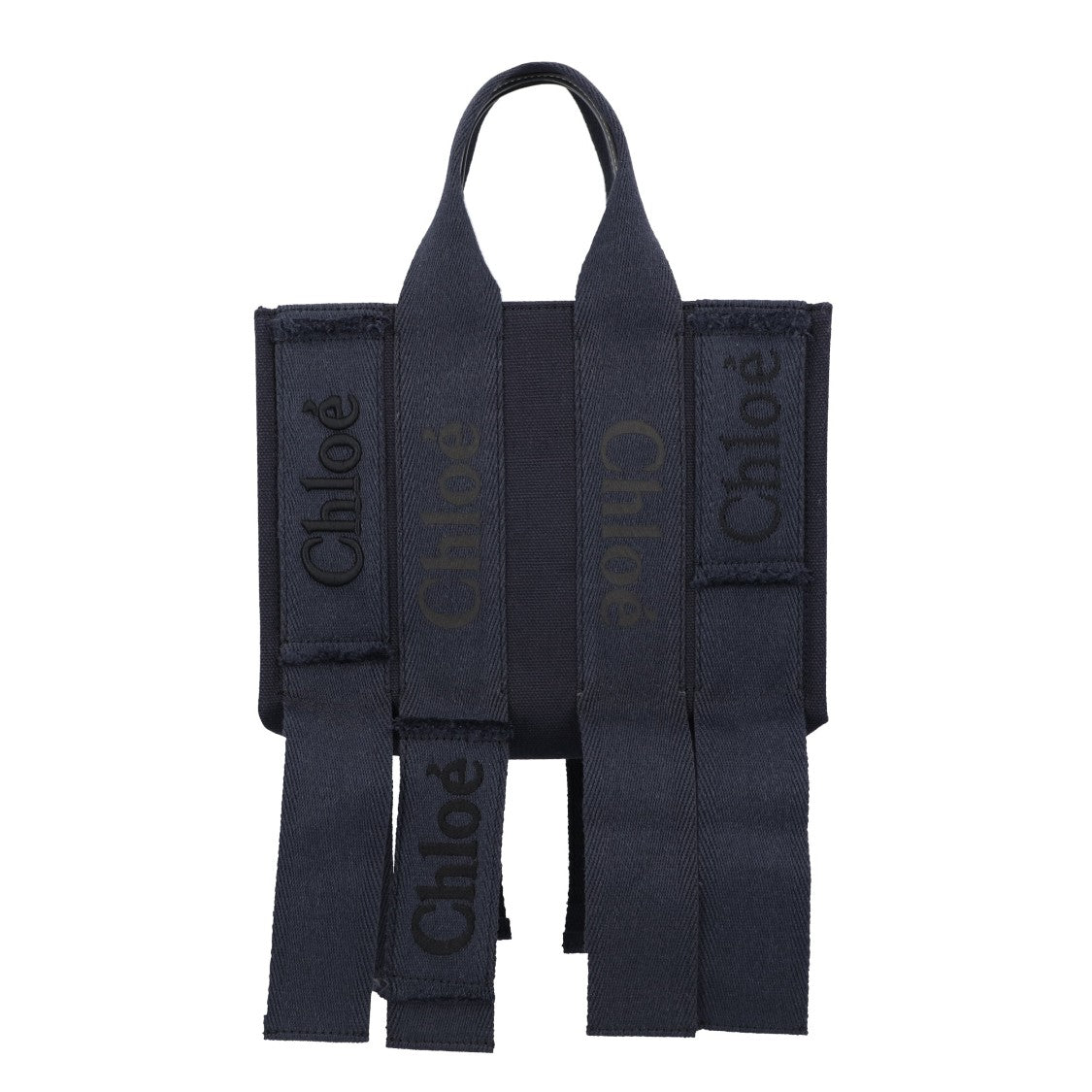 Chloé Small Woody Tote Bag Blue