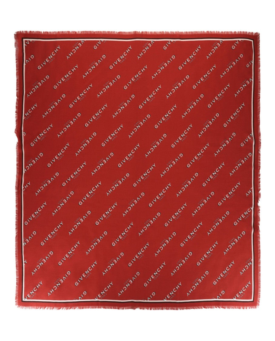 Givenchy Shadow Logo Square Scarf