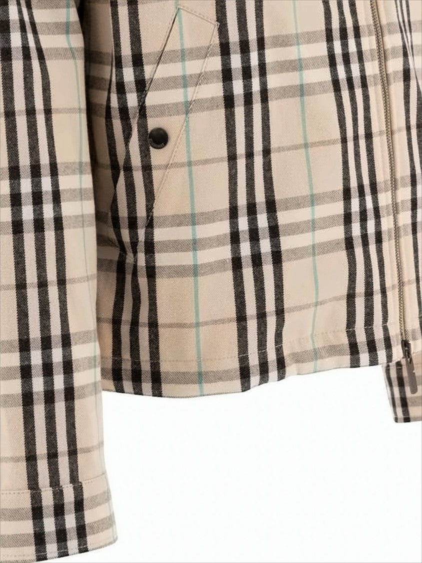 Burberry Cropped Classic Check Jacket