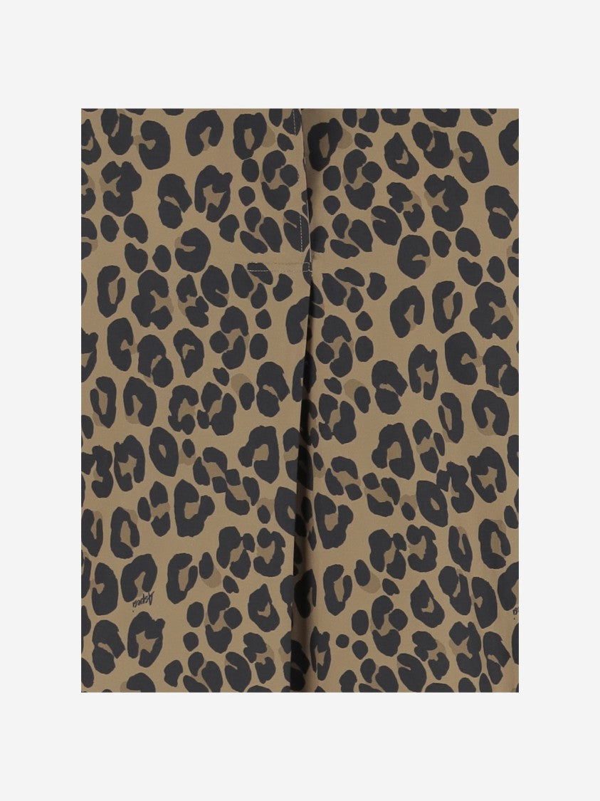 Aspesi Cotton Shirt With Leo Pattern