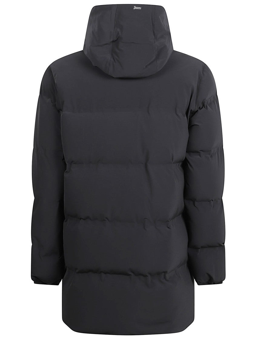 Herno Quilted Padded Coat With Front Zip