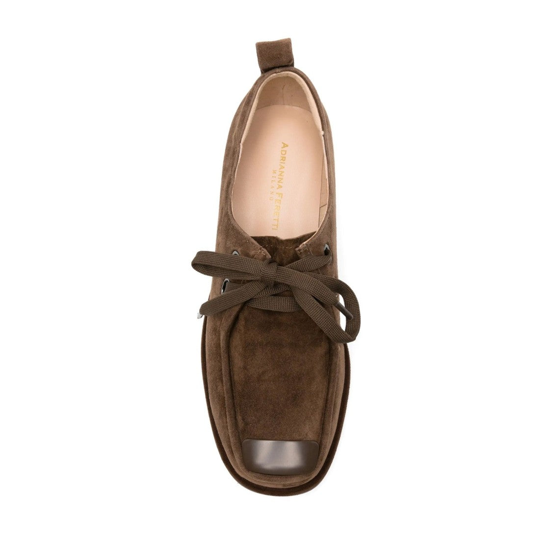 Adrianna Feretti Brown Suede Low Profile Loafers