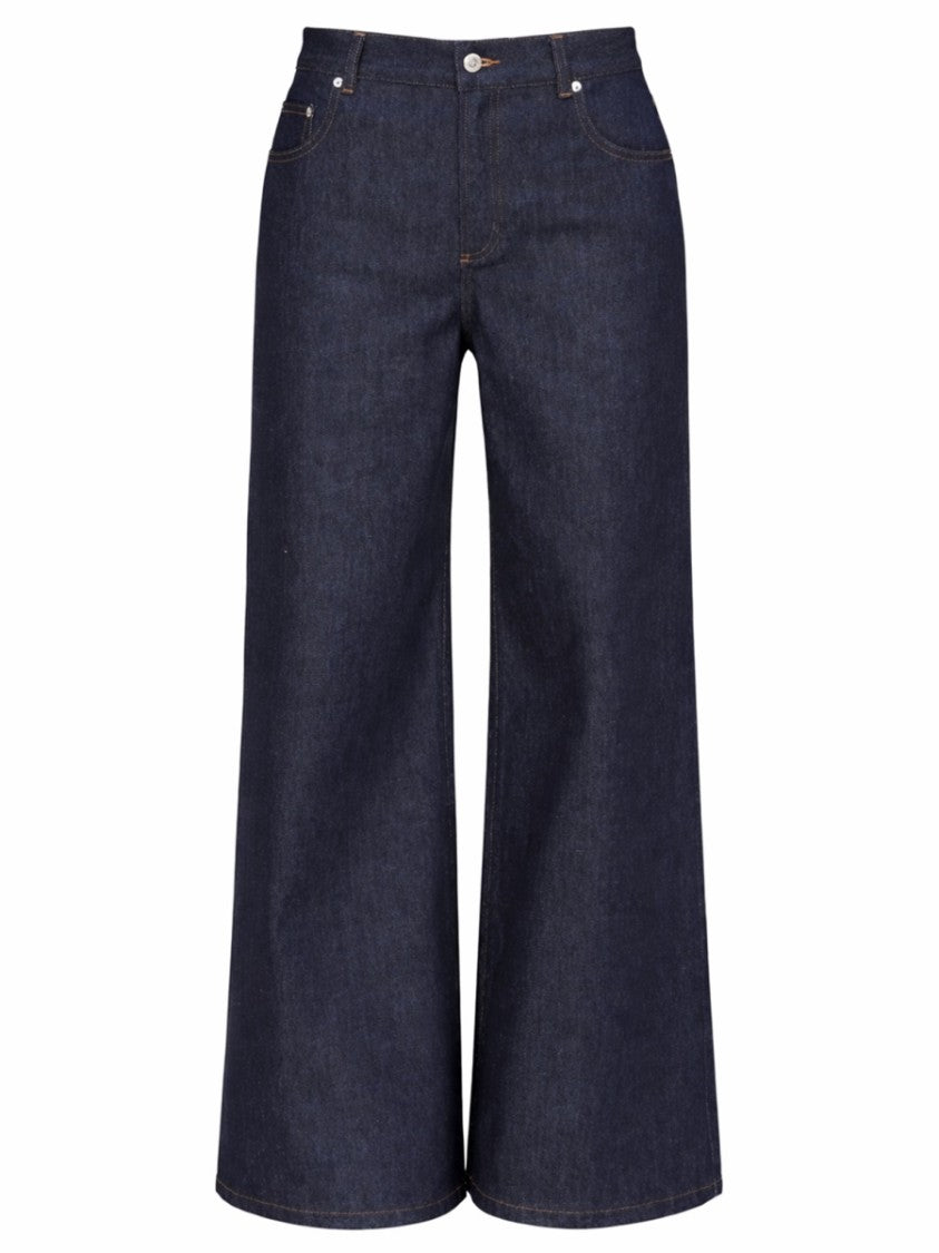 A.P.C. Dark Indigo Clyde Loose Fit Jeans