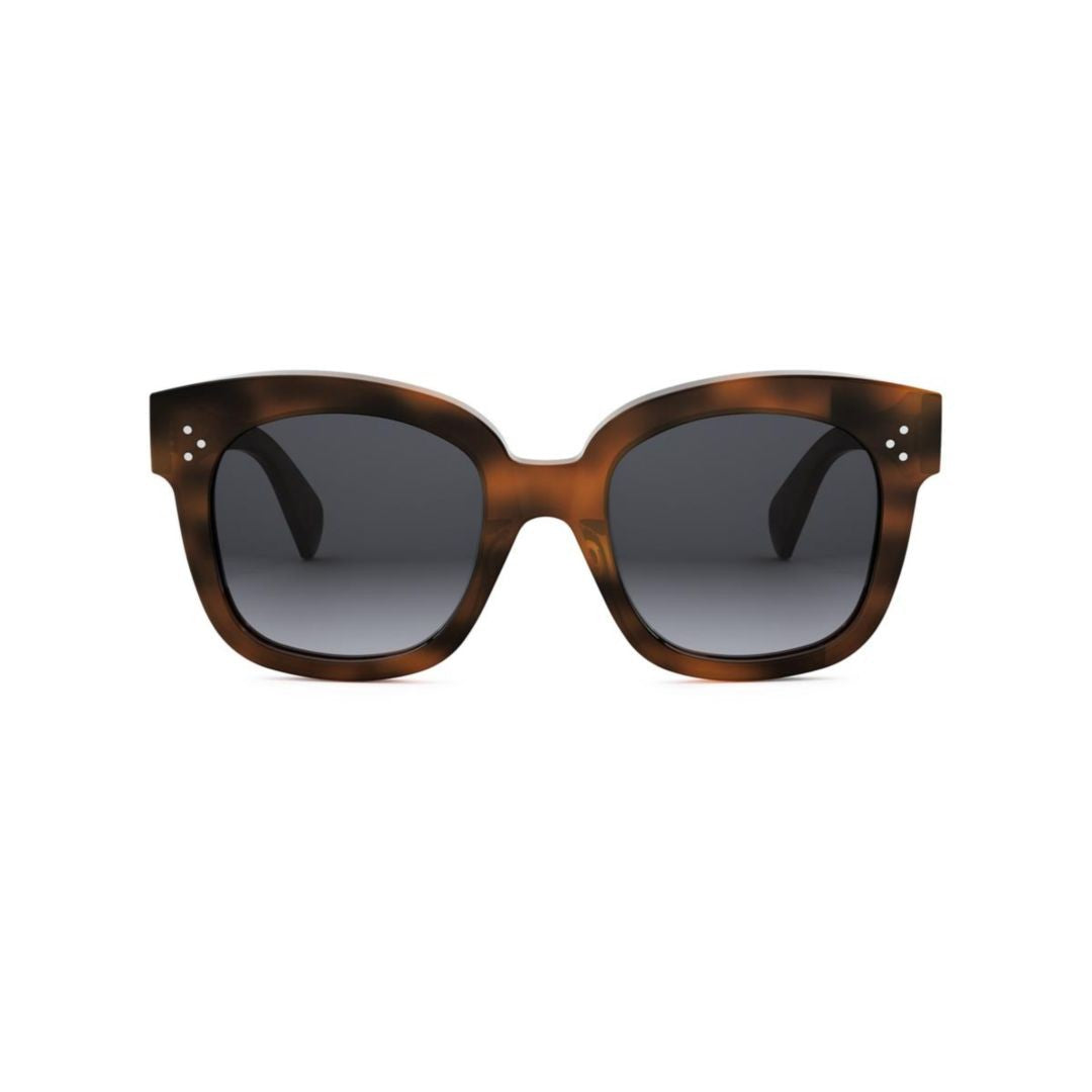 Celine Cl4002un Oversized Tortoiseshell Frame Sunglasses