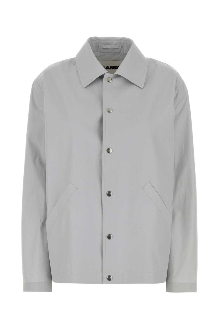 Jil Sander Light Grey Taffeta Jacket