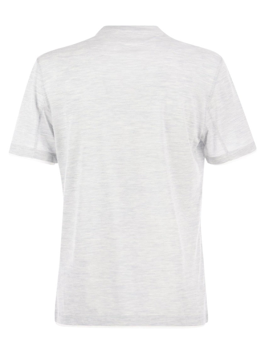 Brunello Cucinelli Slim Fit Crew-Neck T-Shirt In Lightweight Cotton Jersey