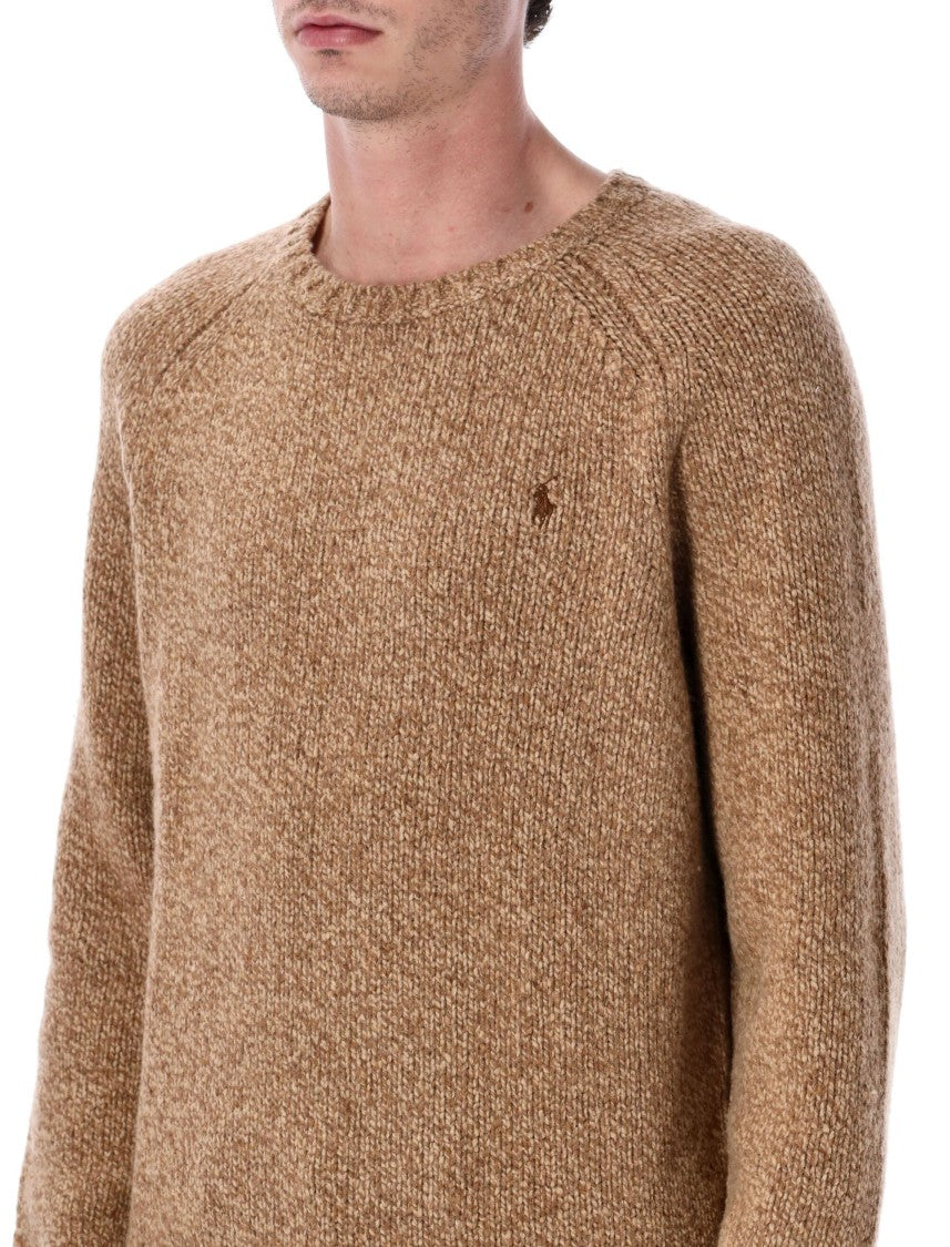Polo Ralph Lauren Donegal Knit Crewneck Sweater With Textured Pattern