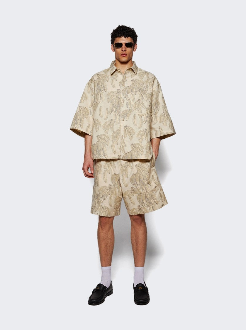 Jacquemus Aloe Short Banana Ecru