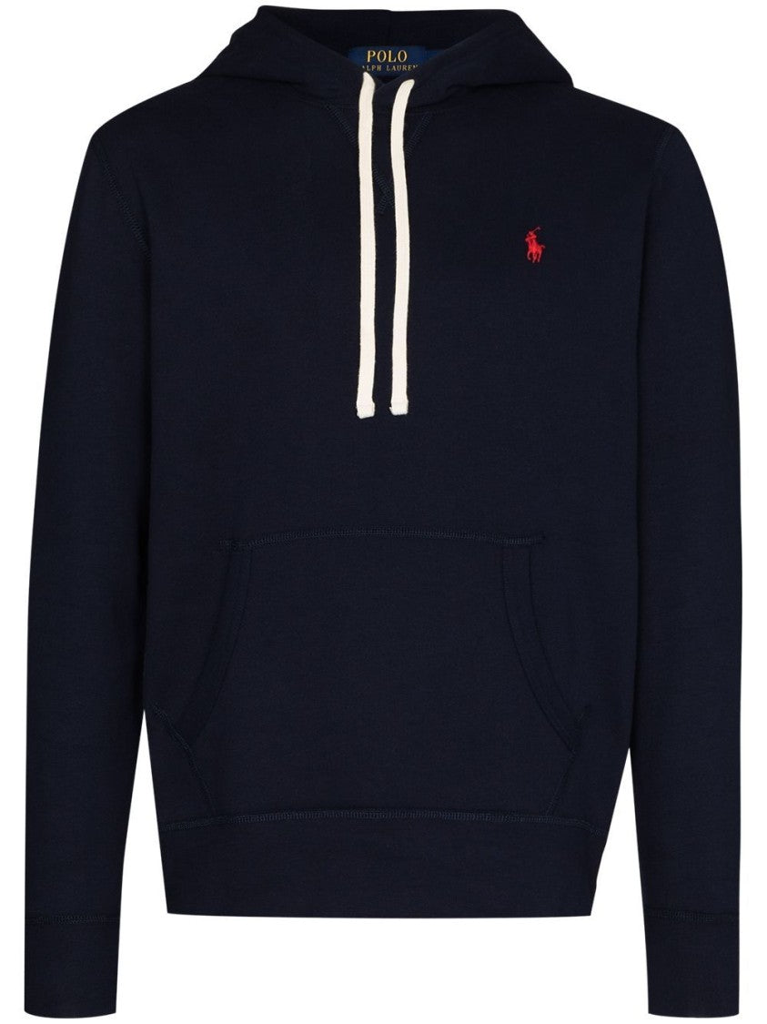 Polo Ralph Lauren Navy Blue Drawstring Embroidered Hoodie
