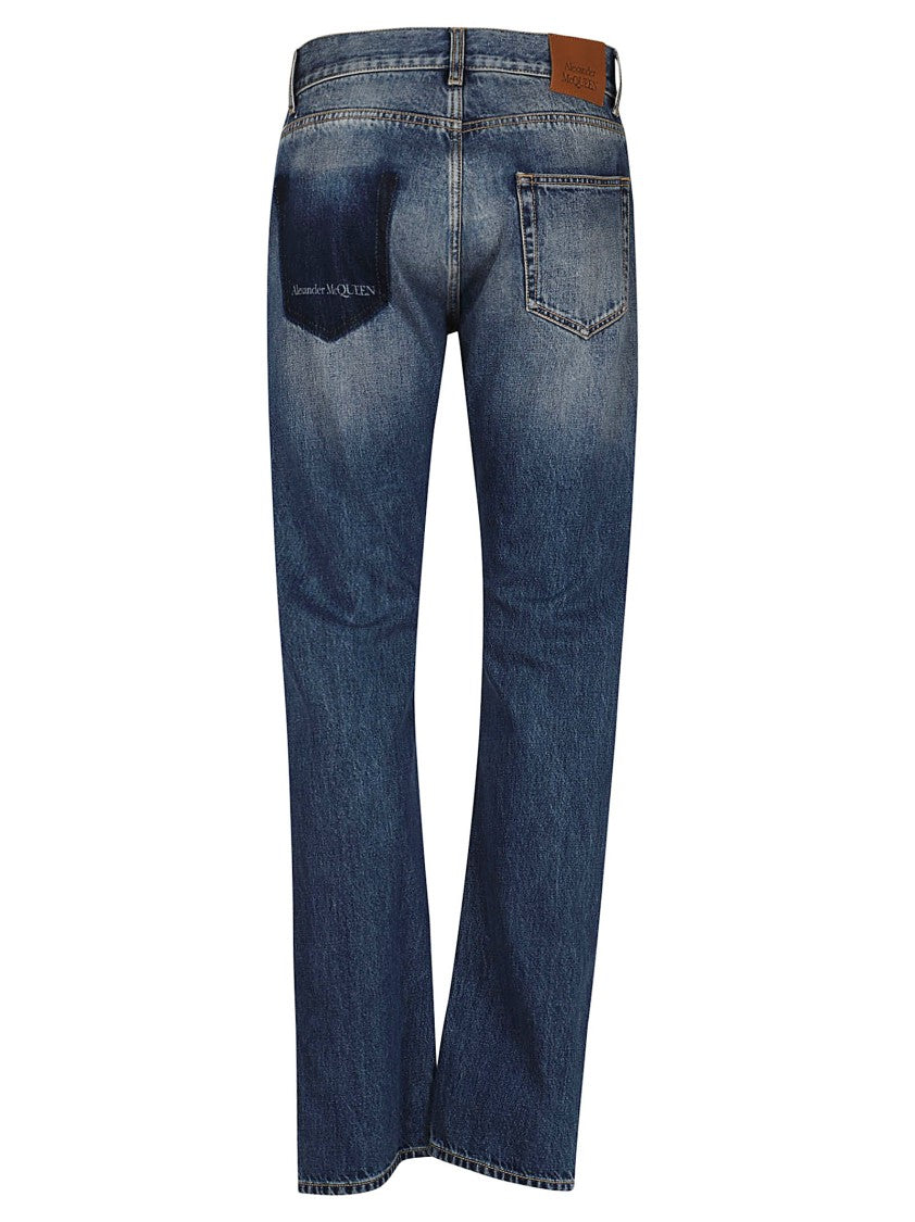Alexander Mcqueen Cotton Denim Jeans