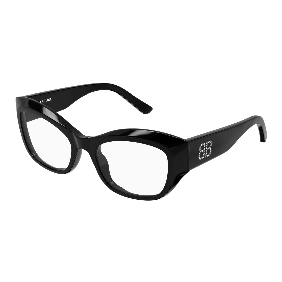 Balenciaga Bb0398o Bold Oversized Rectangular Eyeglasses