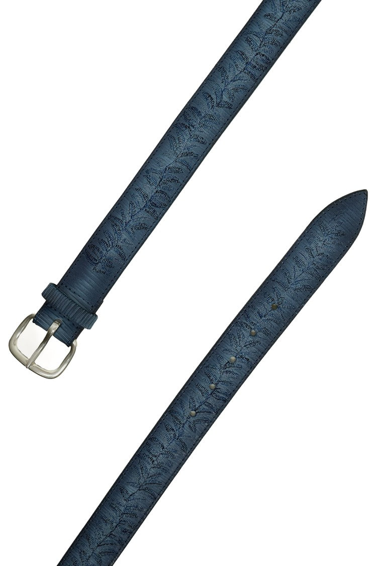 Orciani Blade Palm Laser-Cut Leather Belt
