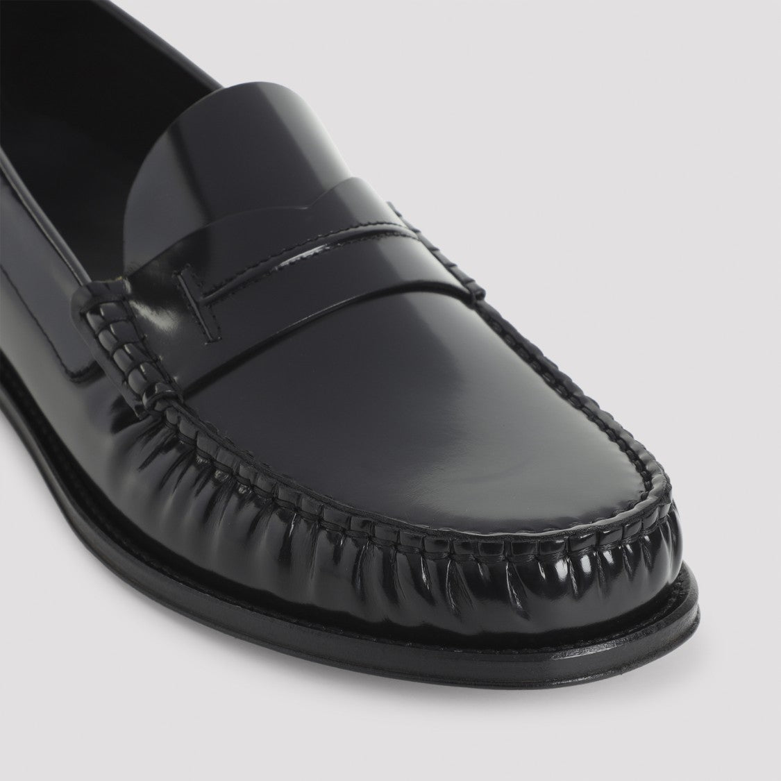 Tom Ford Informal Black Calf Leather Loafers