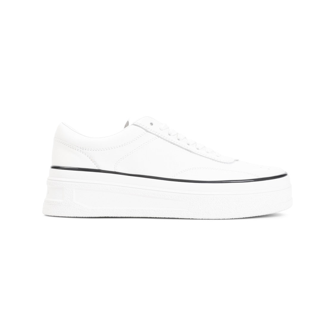 Jil Sander Elevated Platform Sneakers With Calf Leather And Refined Detailing