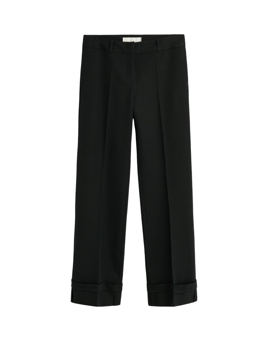 Our Legacy High-Waisted Wide-Leg Trousers With Tailored Cuff Hem