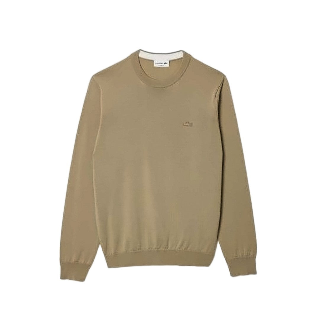 Lacoste Refined Merino Wool Crewneck Sweater