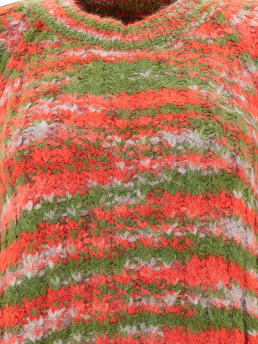 Bode Striped Alpaca And Merino Wool Blend Knitwear