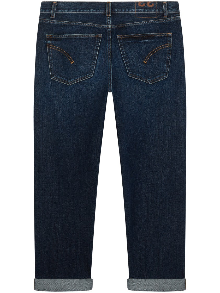 Dondup Classic Tailored Straight Leg Trousers