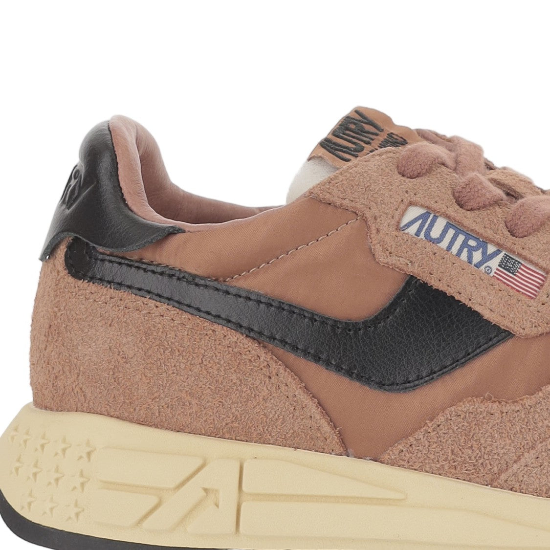 Autry Brown/Black Padded Heel Running Sneakers